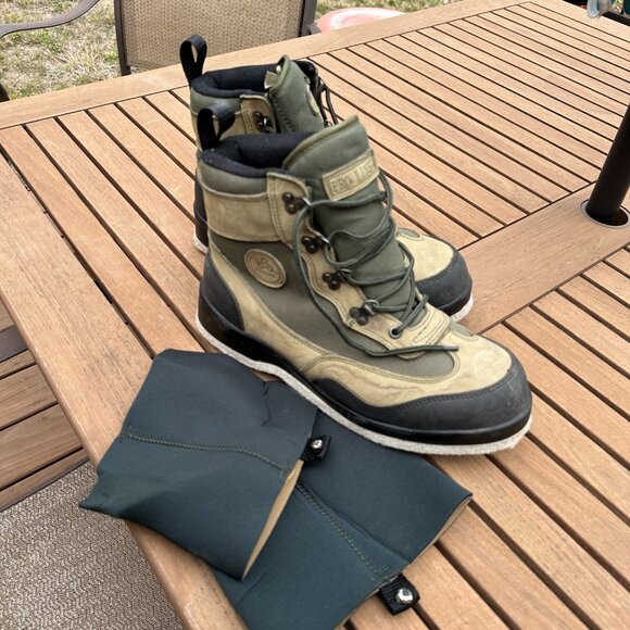 HODGMAN Men's Neoprene Chest Waders and Fishing Boots - Picture 5 of 16